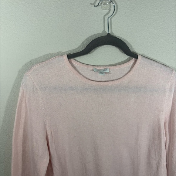J. Jill Soft Pink Cotton Knit Sweater XS Feminine Top Coastal Grandma Balletcore - Picture 8 of 12
